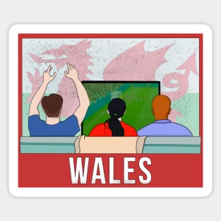 Wales Fans Sticker